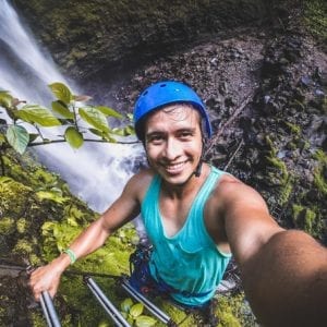 Rappel from La Fortuna