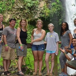 4-in-1 Arenal Volcano Tour: Hanging Bridges, La Fortuna Waterfall, Volcano Hike, and Tabacon Hot Springs