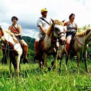 Jaco Horseback Zipline and Rappel Combo Tour
