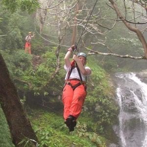 Jaco Waterfall Zipline Tour