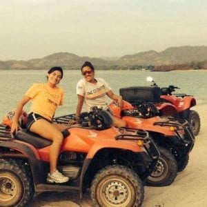 One Day Beach Tour: ATV And Sailing Catamaran At Flamingo Beach