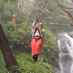 Puntarenas Shore Excursion: 25 Cables Over 11 Waterfalls Zip line Tour