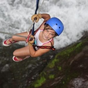 Rainforest Waterfall Rappelling and Monkey Drop Tour from La Fortuna-Arenal
