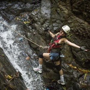 Small-Group Tour: Waterfall Rappelling, Zipline and Trek Adventure from Jaco