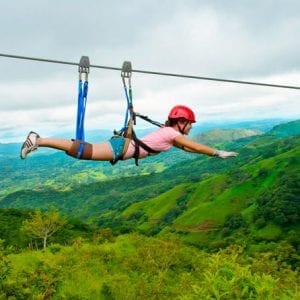 Superman Zipline Canopy Tour from Jaco