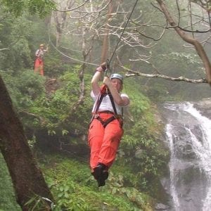 Waterfall Zip line Tour From Puntarenas