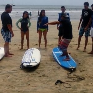 2 Hour Surf Lessons at Tamarindo Beach