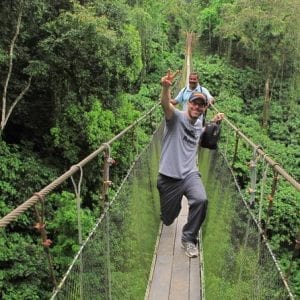 Arenal Hanging Bridges- Eco Farm and Luxury Hot Springs from San Jose