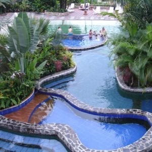 Baldi Thermal Waters And Waterfall From Puntarenas