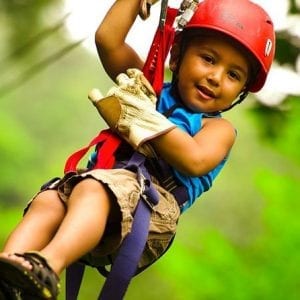 Full-Day Adventure Tour: Canopy Horseback Ride, Water Slide And Natural Hot Springs From Playa Flamingo