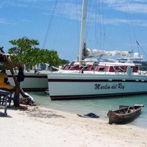 Marlin Del Rey Catamaran Snorkel Sunset Cruise from Tamarindo
