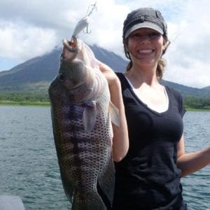 Sport Fishing At Arenal Lake Of La Fortuna In A Boat Half Day Tour