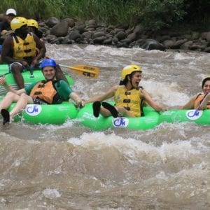 White Water Tubing In The River Balsa