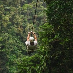 Zip lining And Waterfall Rappelling Combo
