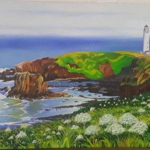 Flores en el Acantilado