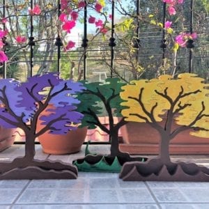 Colorful Trees Decoration