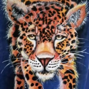 Jaguar- Acrylic Painting by Oscar Castillo