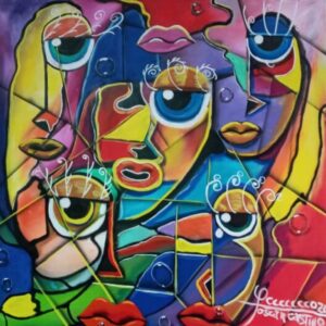 Ilusi?n - Acrylic Painting by Oscar Castillo