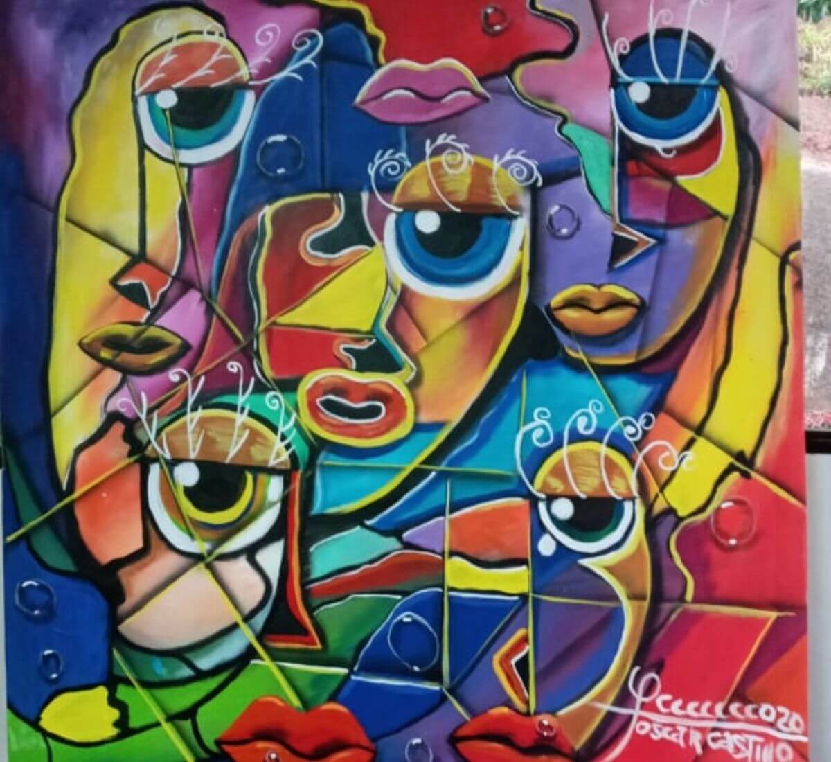 Ilusi?n - Acrylic Painting by Oscar Castillo