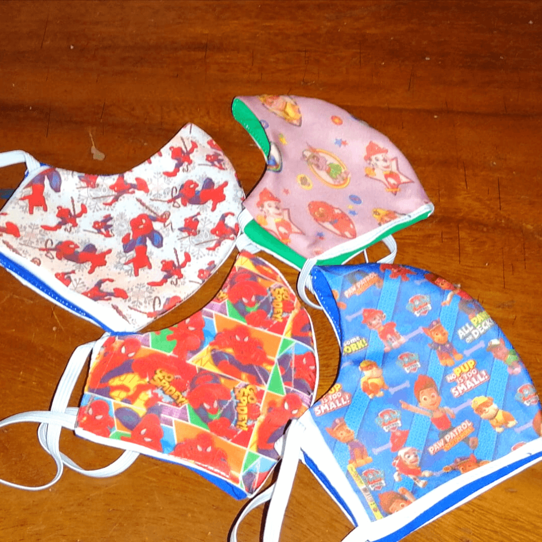 Children's Cartoon's Face Mask