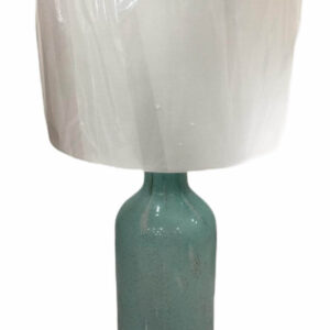 Lamp Glass Base , Turquoise
